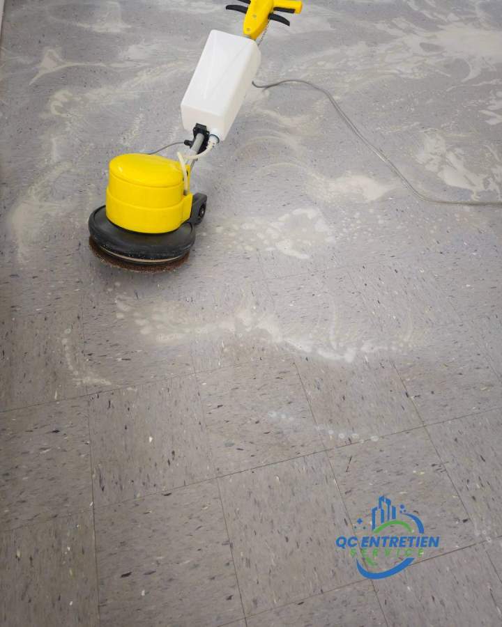 Nettoyage sol par monobrosse Québec