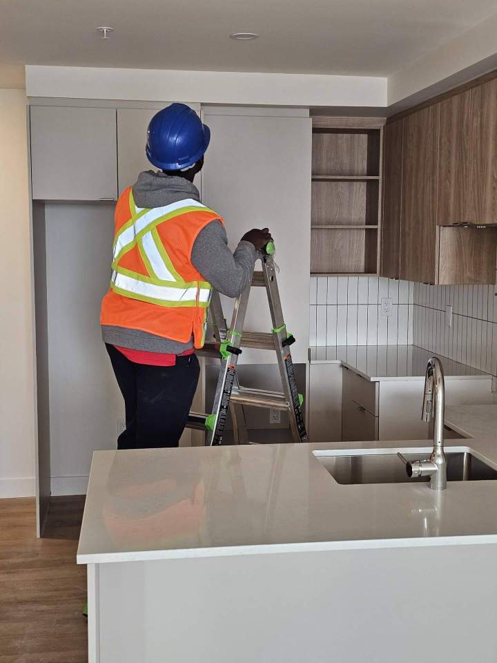 Nettoyage espace en cours Québec