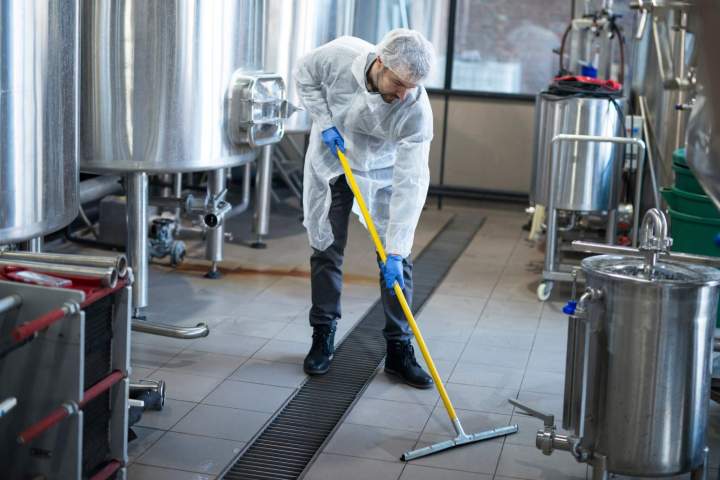Nettoyage zone production agroalimentaire Québec